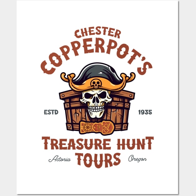 Chester Copperpot's Treasure Hunt Tours Wall Art by Three Meat Curry